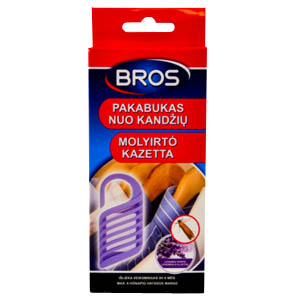 Bros molyirtó kazetta akaszthatós Levendula