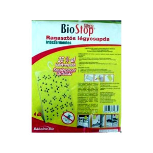 BIOSTOP légyfogó lap ÓRIÁS, 4 db -os