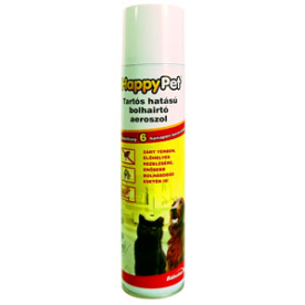 Happy Pet bolhairtó aerosol, tartós hatású 0,3l