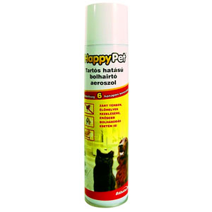 Happy Pet bolhairtó aerosol, tartós hatású 0,3l
