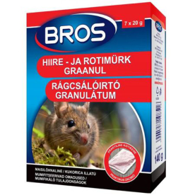Bros Egér és patkányirtó granulátum 7*20g