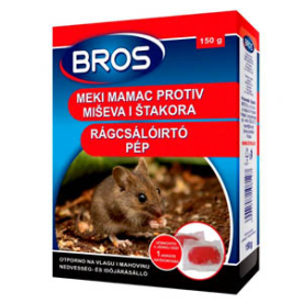 Bros Egér és patkányirtó pép 0,15 kg