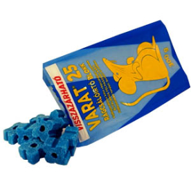 Rágcsálóírtó paraffinos blokk Varat 300g
