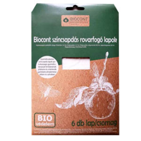 Biocont fehér rovarfogó lap 5 db -os