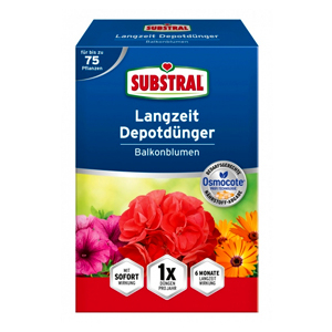 SUBSTRAL Osmocote hosszú hatástartamú virágtrágya balkonnövényekhez 0.75 kg