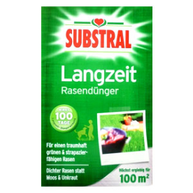 SUBSTRAL Hosszúhatású gyeptrágya (2 kg - 100m2)