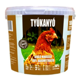 TYÚKANYÓ Baromfitrágya pelletált 4 kg