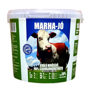 Marhatrágya - pelletált vödrös /Marha-Jó/  4kg