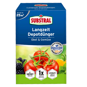 Substral Osmocote hosszú hatástartamú trágya gyümölcs-zöldség  0,75 kg