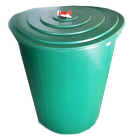 Hordó fedeles 200L eső kúpos /csappal/