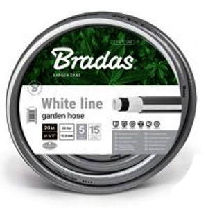 Locsoló tömlő /White Line - szürke/ 1/2" 50m
