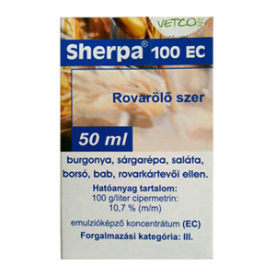 Sherpa 100 EC rovarölő szer 50 ml