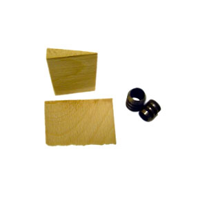 Fejsze-ék fém 19mm + fa 60mm 2+2 db