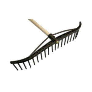Gereblye begyűjtő műanyag18 fogú 60cm+nyél