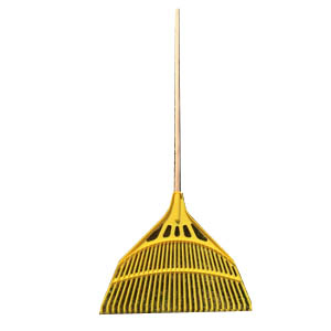 Lombseprű műanyag 66 cm 28 fog+nyél Citrom