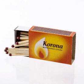 Korona hagyományos gyufa