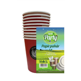Party Pohár /papír/ 300 ml 10 db -os