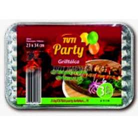Grilltálca TUTI 23 * 34 cm 3 db -os
