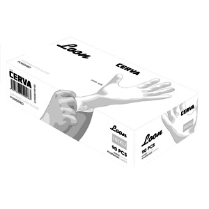 Kesztyű-Rail PVC + púder 100 db -os S-7 méret
