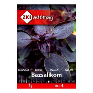 VÖRÖSLEVELŰ BAZSALIKOM