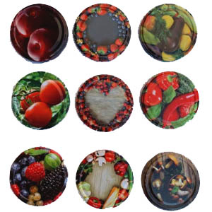 Üveg konzerves tető 82mm (720ml)MIX